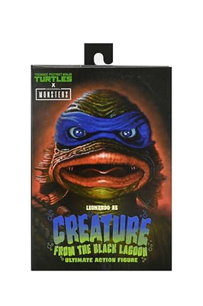 Neca - TMNT x Universal Monsters - Leonardo As The Creature 7 Inch Action Figure