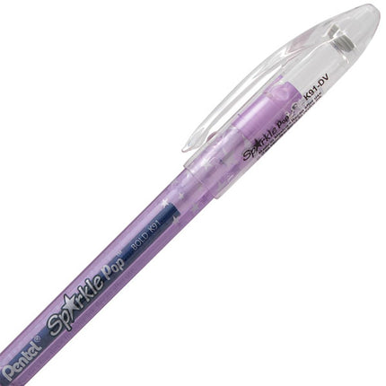 Pentel Sparkle Pop Shimmering Metallic Gel Pen, (1.0mm) Bold Line, Assorted Iridescent Ink Colors, 3 Pack