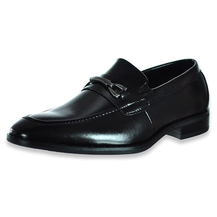 STACY ADAMS Boy's Kaylor Slip on Loafer, Black, 2.5 Big Kid