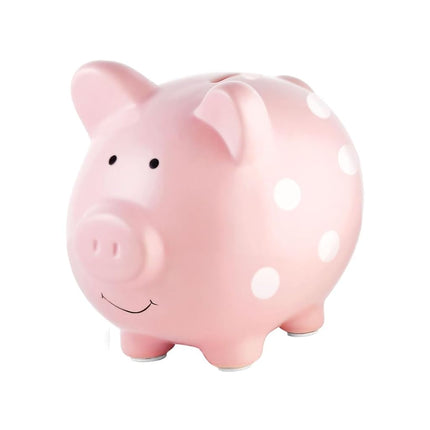 Pearhead Large Piggy Bank, Ceramic Keepsake Nurser