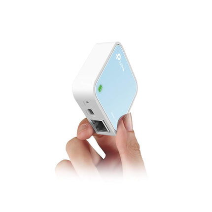 TP-Link TL-WR802N Wireless Travel WiFi Router, N300 WLAN Nano Portable WiFi Booster, Support Access Point, TV Adapter, Client, Range Extender, Repeater, Hotspot Operation Modes, Pocket-size