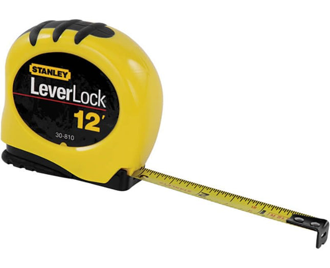 Stanley Hand Tools STHT30810 12' LeverLock Tape Rule