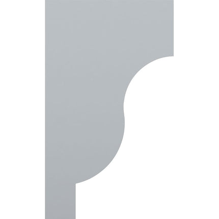 Ekena COR02X06X10TR 2 7/8-Inch Width x 5 7/8-Inch Depth x 10-Inch Height Traditional Corbel - Primed