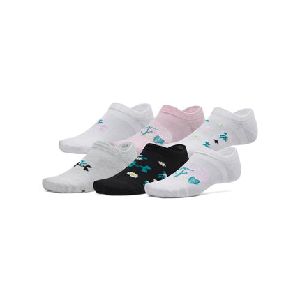 Under Armour Unisex Essential No Show Socks 6 Pack