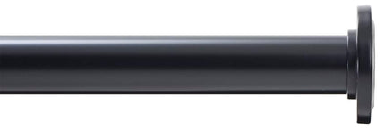 Ivilon Tension Curtain Rod - Spring Tension Rod for Windows or Shower, 54 to 90 Inch. Black