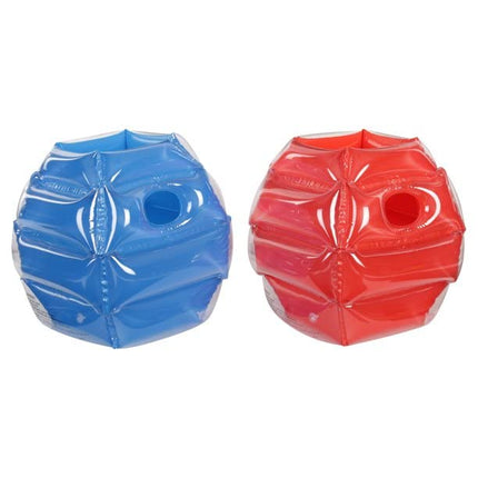 BANZAI LYSB01B1X3USS-TOYS Bump n Bounce Body Bumpers, Garden Toy, 2 Bumpers Included,Red, Blue,25"L x 25"W x 23"H