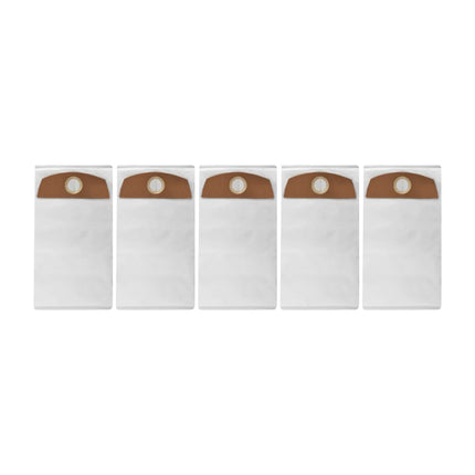 FLEX 5-Pack Wet/Dry Fleece Dust Bag, Compatible with FLEX Wet/Dry Vacuum - FT522