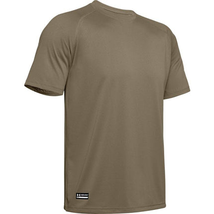 Under Armour Men's Tech Breathable Polo Shirt Comfortable Short Sleeve Loose Fit Sports Shirt, Federal Tan, XS