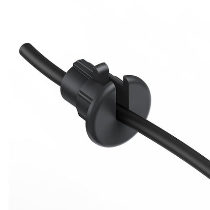 Cable Routing Kit for Starlink, Cable Mounting Kit, Starlink Accessories, Wall Grommets for Cables, Cable Wall Pass Through for 1 Inch Wall Hole and Furniture Wire Hole - 1 Pack Black
