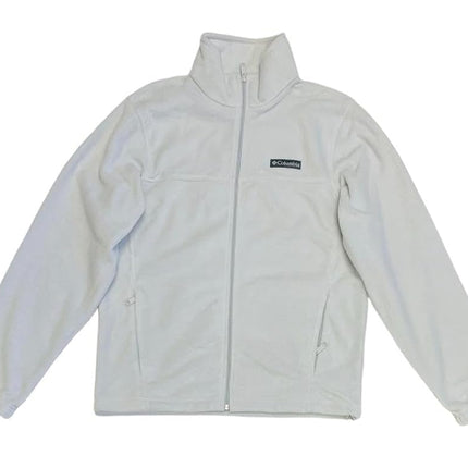 Columbia Granite Mountain Men's Full Zip Fleece Jacket, Smoke White, X-Large, White Smoke, XL
