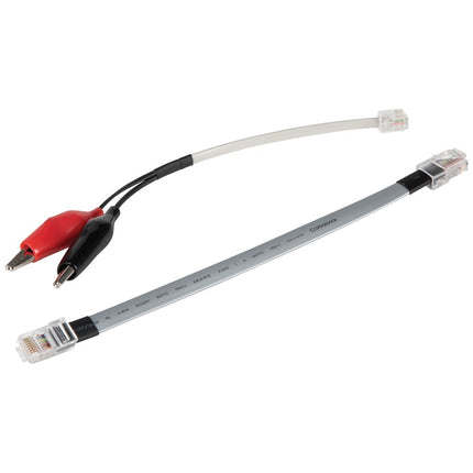 Klein Tools VDV770-855 Replacement Cables for Klein Tools Tone and Probe Wire Tracer Kit Cat. No. VDV500-705, Leads with Alligator Clips and RJ45, RJ11, RJ12
