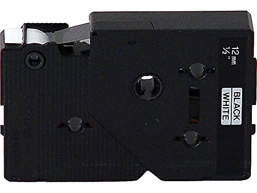 Brother Tc-20 0.47-Inch x 25.2 Ft. - Black On White Tape for Pt-6 8 10 12 15 20 150 170 2-Pack