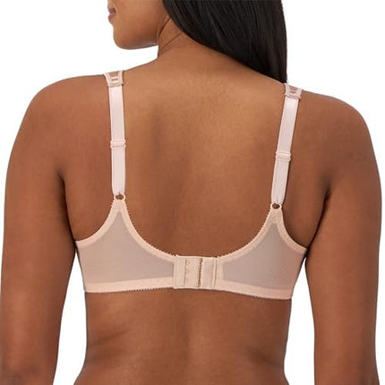 Bali Satin Tracings Minimizer Bra, Underwire Bra, Full-Coverage Bra, Maximum Support Minimizer Underwire Bra, Rosewood, 40D