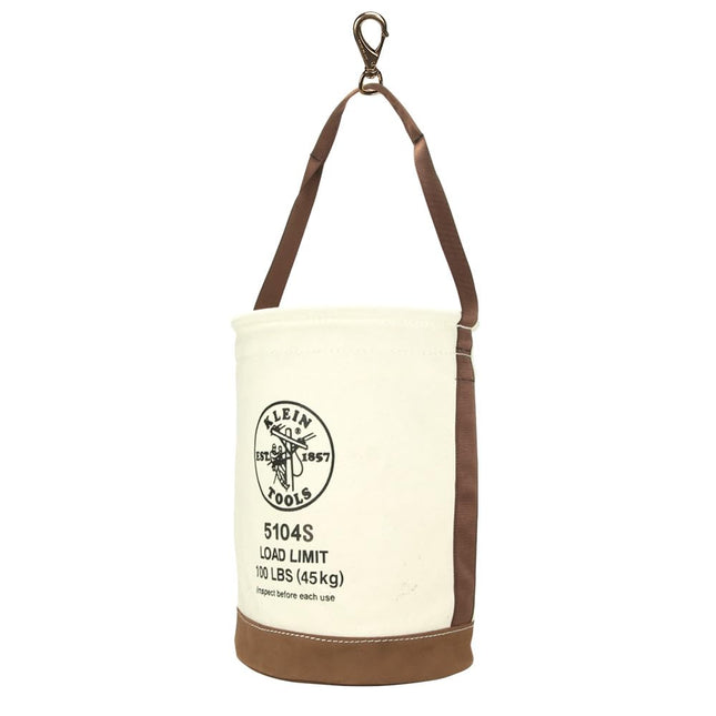 Klein Tools 5104S Canvas Bucket, Tool Bucket Made 