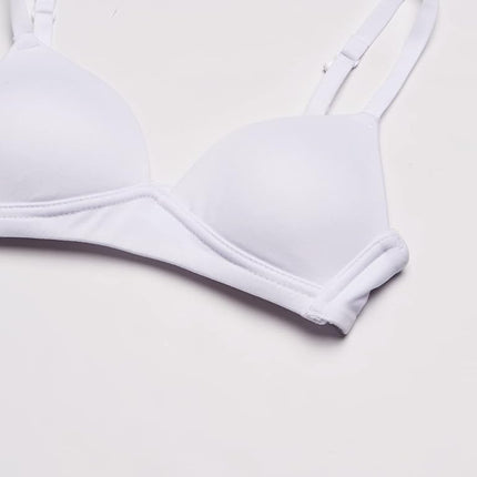 Maidenform Girl Big Girls' Slim Comfort Devotion Sujetador sin aros, blanco, 32A