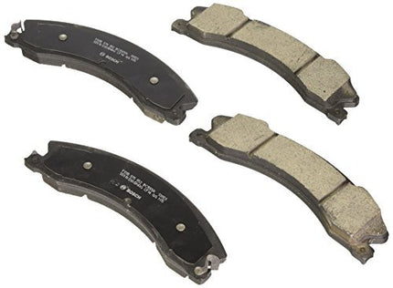 BOSCH BC1565A QuietCast Premium Ceramic Disc Brake Pad Set - Compatible with Select Nissan NV1500, NV2500, NV3500, Titan XD; REAR