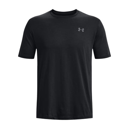 Under Armour Men's Left Chest Lockup Short Sleeve T Shirt, (001) Black / / Mod Gray, XXL