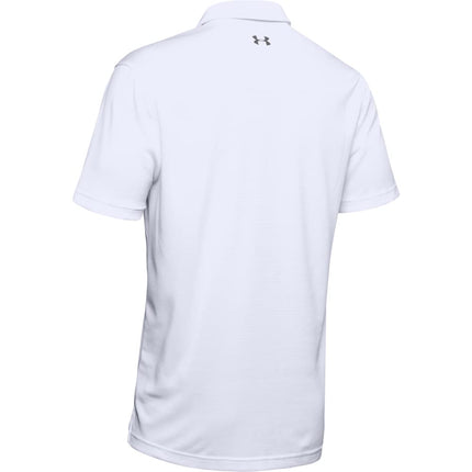 Under Armour Tech Men's Polo Shirt,White/Graphite,X-Large
