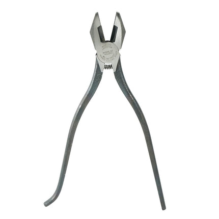 Klein Tools 201-7CST Rebar Work Pliers with Spring-Loaded Action, Induction Hardened Knives and Handle Tempering, Black, 9-Inch