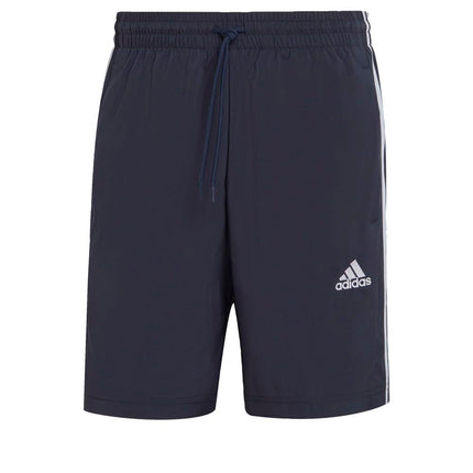 adidas Men's Aeroready Essentials Chelsea 3-Stripes Shorts, Ink/White, Medium Tall