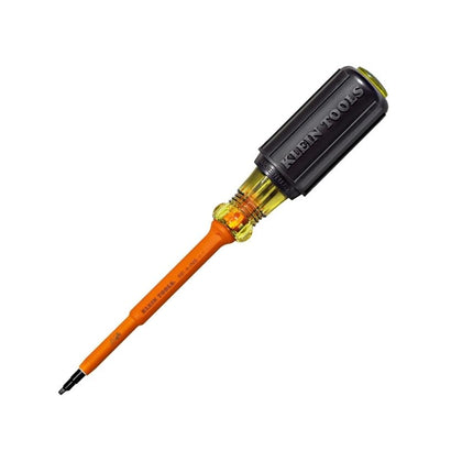 Klein Tools 661-4-INS Insulated Screwdriver, #1 Square Tip with 4-Inch Shank