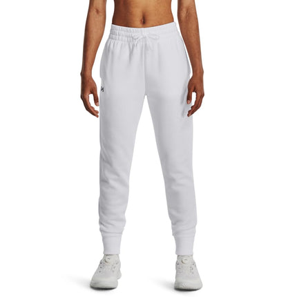 Under Armour Womens Rival Fleece Joggers White XXL
