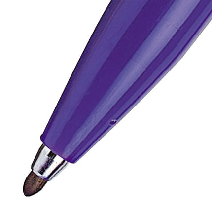 Pentel Sign Pen 1.0mm Line Dye Based Ink Original Fiber Tipped Pen - Brown (Pack of 12)