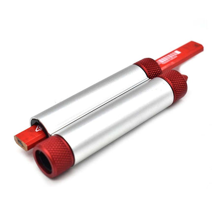 BIG HORN 19857 Aluminum Body Dual Marker Holder for Carpenter’s Pencil/Lumber Crayon