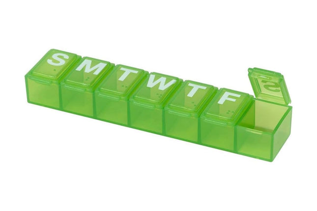 EZY DOSE Weekly Pill Box (7 Days), Vitamin Contain