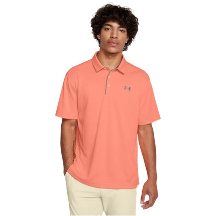 Men's Tech Polo Shirt Flare Orange/Pitch Gray M M