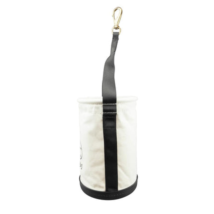 Straight Wall Bucket with Swivel Snap Hook, No. 6 Canvas Klein Tools 5106S