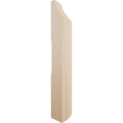 4 1/4"H x 1 5/16"P WM620 Americraft Solid Hardwood Stain Grade Bullnose Outside Corner Moulding, Alder (Matches Moulding MLDW01X04WM620AL)