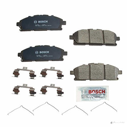 BOSCH BC1552 QuietCast Premium Ceramic Disc Brake Pad Set - Compatible with Select Nissan Quest; FRONT
