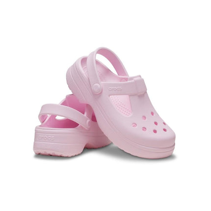 Crocs Unisex Kids, Classic Mary Jane Clog K, Pink Milk, 4 UK Child