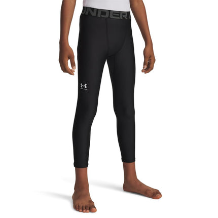 Under Armour UA HG Armour Leggings - Leggings - Bottoms - Black/White - Size: YSM