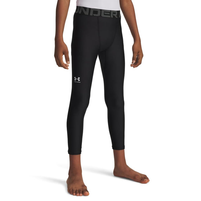 Under Armour UA HG Armour Leggings - Leggings - Bottoms - Black/White - Size: YSM
