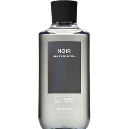 Bath Body Works Noir for Men 10.0 oz 2 in 1 Hair Body Wash by Bath & Body Works