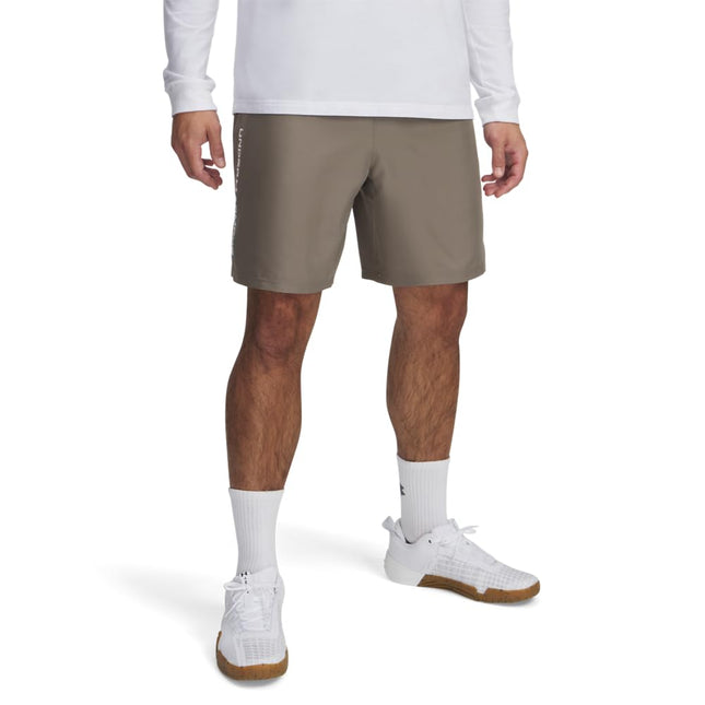 Under Armour Men's Woven Wordmark Shorts, (201) Ta