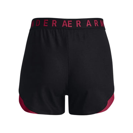 Under Armour Womens Play Up 3.0 Shorts, (049) Black/After Burn/After Burn, XX-Small, (049) Black/After Burn/After Burn, XXS