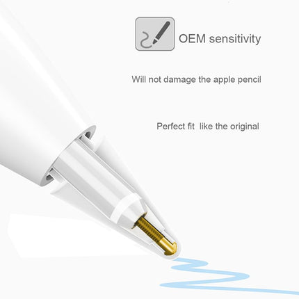 Replacement Tips for Apple Pencil 2nd Generation/ 1st Generation tips, iPencil Nibs Accessories for iPad Pro Pencil 2/1 Gen(4 Pack)