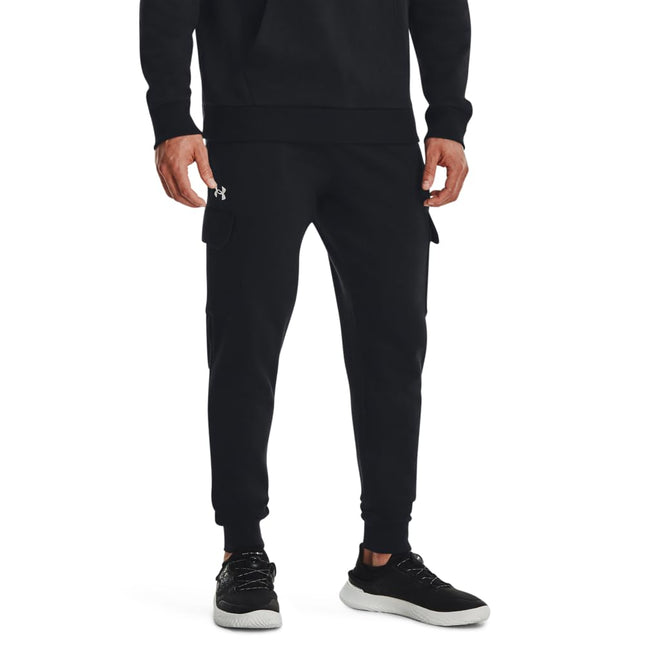 Under Armour UA Rival Fleece Cargo Jogger - Black 