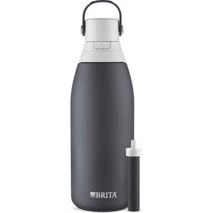 Brita Stainless Steel Water Filter Bottle, 32 oz, 