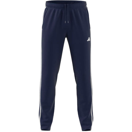 Adidas Men's Train Essentials 3-Stripes Pants, Dark Blue/White, X-Small