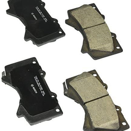 BOSCH BC1303 QuietCast Premium Ceramic Disc Brake Pad Set - Compatible with Select Lexus LX570; Toyota Land Cruiser, Sequoia, Tundra; FRONT