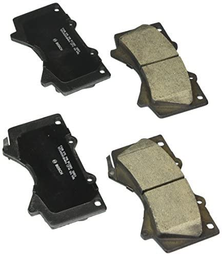 BOSCH BC1303 QuietCast Premium Ceramic Disc Brake Pad Set - Compatible with Select Lexus LX570; Toyota Land Cruiser, Sequoia, Tundra; FRONT