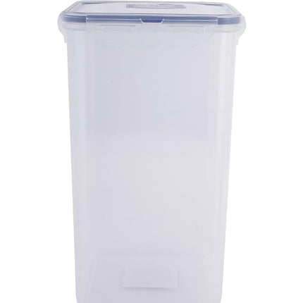 LOCK & LOCK Easy Essentials Food lids/Pantry Storage/Airtight containers, BPA Free, Square-16.9 Cup-for Chips, Clear