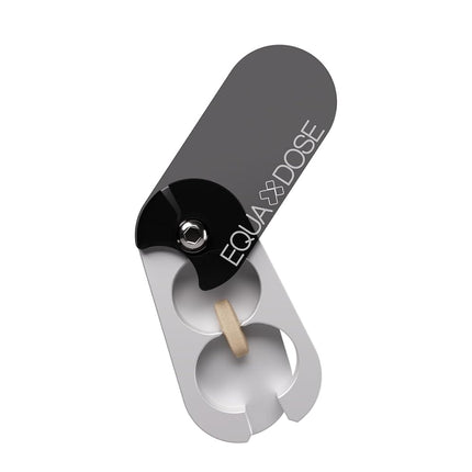 EQUADOSE Pill Splitter with Precision Aluminum Bla