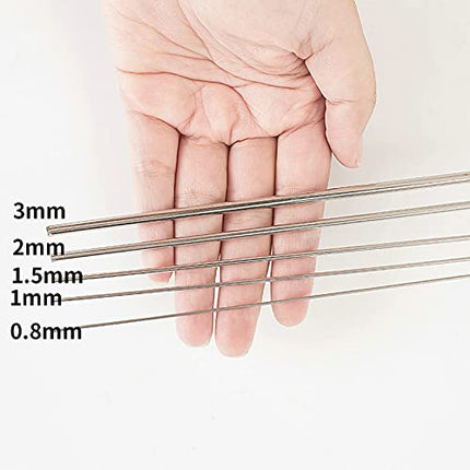 VIGAN 1PCS 10M Stainless Steel Spring Wire Hard Wire Rope Single Full Hard Wire 0.3-3MM Spring Steel Wire (3MM)