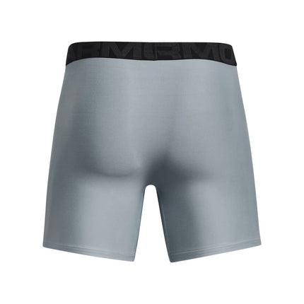 Under Armour Men's Standard Tech 6-inch Boxerjock 1-Pack, (465) Harbor Blue / / Jet Gray, 4X-Large