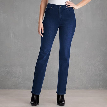 Gloria Vanderbilt Women's Amanda Classic High Rise Tapered Jean Standard, Portland Wash, 10 Short